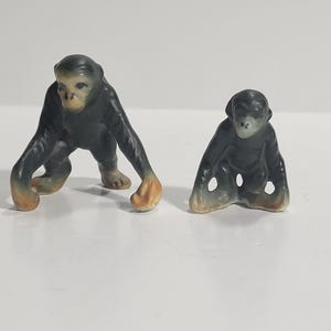 Vintage Chimpanzee Figurines
