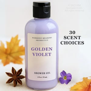 Aromatherapy Shower Gel: Rare Essential Oil Cleanser, Sulfate-Free Botanical Scents, Travel Size