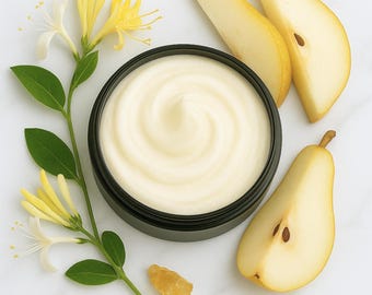 Honeysuckle Pear Botanical Body Butter – Moisturizing Skincare with Essential Oils