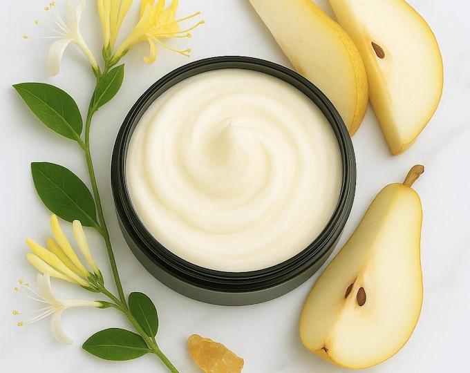 Honeysuckle Pear Botanical Body Butter – Moisturizing Skincare with Essential Oils