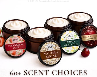 Body Butter, 70 Scents, Essential Oil Blends, 8oz & 4oz