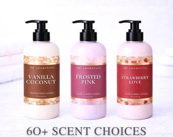 Shea Butter Hand & Body Lotion, 70 Scents, 8oz and 4oz
