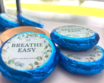 Breathe Easy Shower Steamers – Eucalyptus & Menthol | Sinus Support Tabs | Herbal Self-Care Gift Set