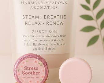 Stress Soother Shower Steamers, Relaxation Spa Gift