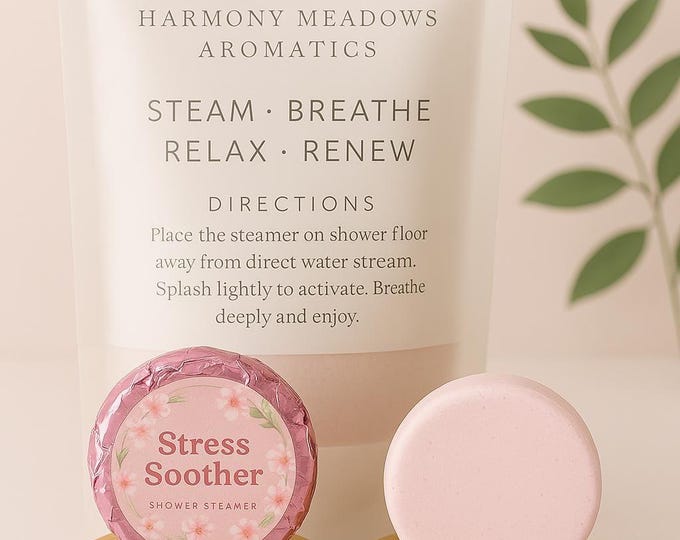 Stress Soother Shower Steamers, Relaxation Spa Gift