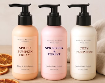 Natural Hand & Body Lotion – Signature Scents