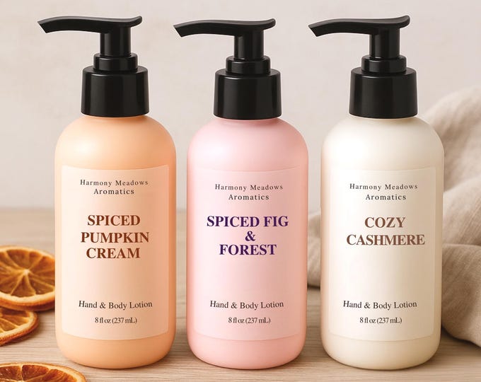 Natural Hand & Body Lotion – Signature Scents