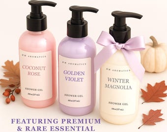 Premium Sulfate-Free Shower Gel | Essential Oil + Botanical Fragrance Cleanser