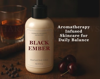 Botanical Body Lotion – Aromatherapeutic Skincare with Earthy, Woodsy, and Masculine-Leaning Scents