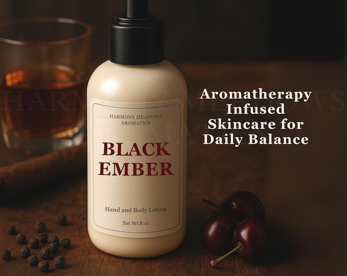 Botanical Body Lotion – Aromatherapeutic Skincare with Earthy, Woodsy, and Masculine-Leaning Scents