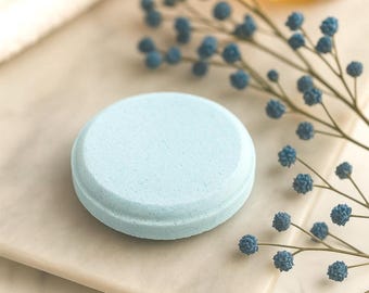 Relaxing Shower Steamer | Set of 3 or 6 | Calming Aromatherapy Bomb | Blue Tansy Calm Blend | Spa Gift for Stress Relief