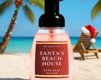 Foaming Hand Soap, Seasonal Scents, Gentle, Moisturizing, and Naturally Clean. 8.5oz