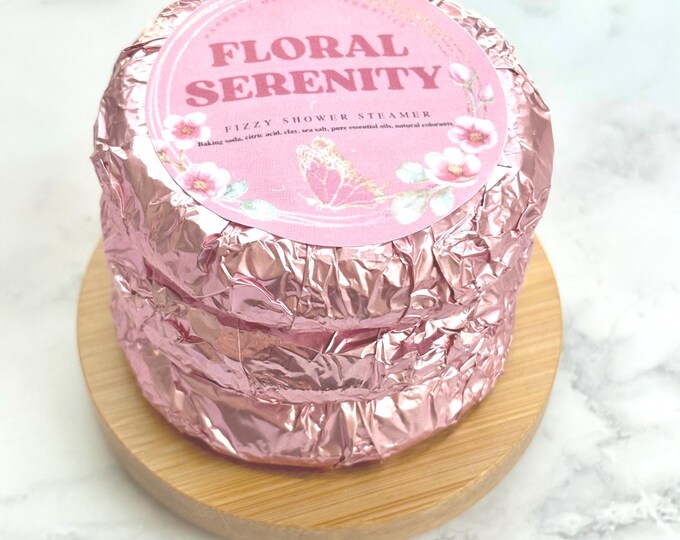 Floral Serenity Shower Steamers – Jasmine, Magnolia & Ylang Ylang | Elegant Floral Aromatherapy Tabs | Spa-Inspired Self-Care Gift Set