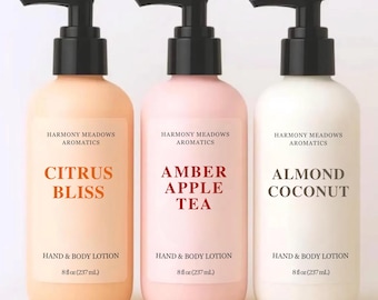 Natural Hand & Body Lotion – Signature Scents