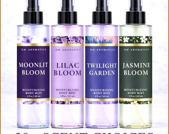 Moisturizing Hair and Body Mist, 30+ Exotic Essential Oil Blends, Alcohol-Free