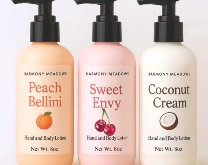 Natural Hand & Body Lotion – Signature Scents