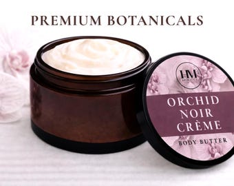 Body Butter Exotic Essential Oil Blends, 8oz & 4oz Amber Jars