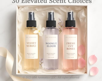 Moisturizing Hair & Body Aromatherapy Spray – Alcohol-Free Hydrating Mist