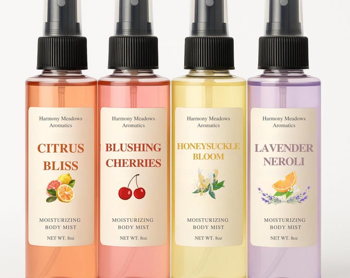 Moisturizing Hair & Body Aromatherapy Spray – Alcohol-Free Hydrating Mist