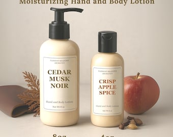 Botanical Body Lotion – Aromatherapeutic Skincare with Earthy, Woodsy, and Masculine-Leaning Scents