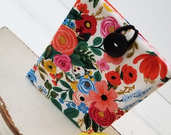 Kindle Sleeve Paperwhite Case Padded Kindle oasis cover Nook Glowlight Case Beautiful Bright Flower Rifle Paper Fabric Ereader sleeve Red