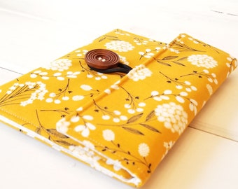Mustard Yellow Kindle Cover, Padded Kindle Paperwhite Case, Nook Cover,  Kindle Oasis Sleeve, Kindle Paperwhite Sleeve in September Yellow