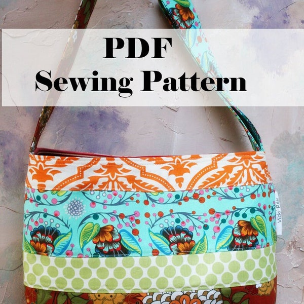 Liz Everyday  Bag Pattern,Everyday Medium Purse Pattern PDF Sewing Pattern Ebook Sewing Tutorial Instant download INSTANT DOWNLOAD Delivery