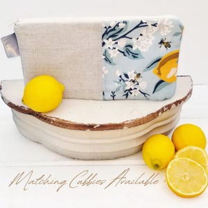 Lemon & Bee Kindle Paperwhite Sleeve, Linen Ereader Case, Custom Size Padded Reader Cover