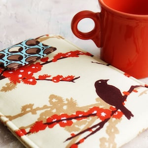 Macbook Case, Macbook Cover,Macbook Sleeve,15&quot; Macbook Pro Case, Laptop Accessories in Little Brown bird