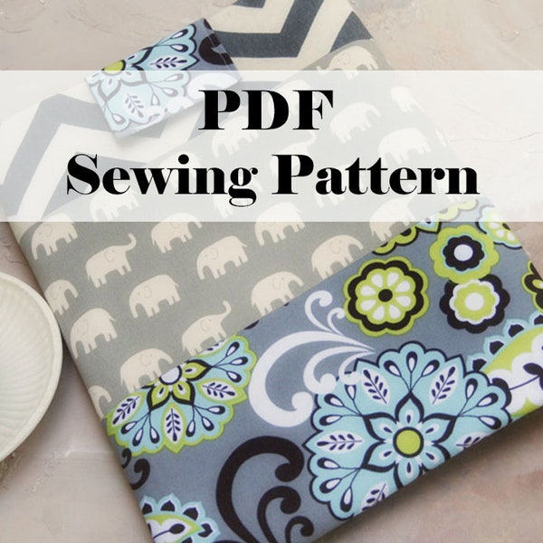 Kindle Touch Sleeve Pattern , Kindle Touch Case Pattern, Kindle Touch Cover PDF Sewing Pattern Ebook Sewing Tutorial, INSTANT DOWNLOAD