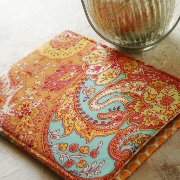 Tablet Accesories, ipad sleeve, ipad case, ipad cover, ipad mini, samsung sleeve - in Mango Paisley