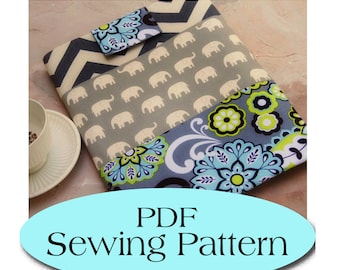 Kindle Touch Sleeve Pattern , Kindle Touch Case Pattern, Kindle Touch Cover PDF Sewing Pattern Ebook Sewing Tutorial, INSTANT DOWNLOAD