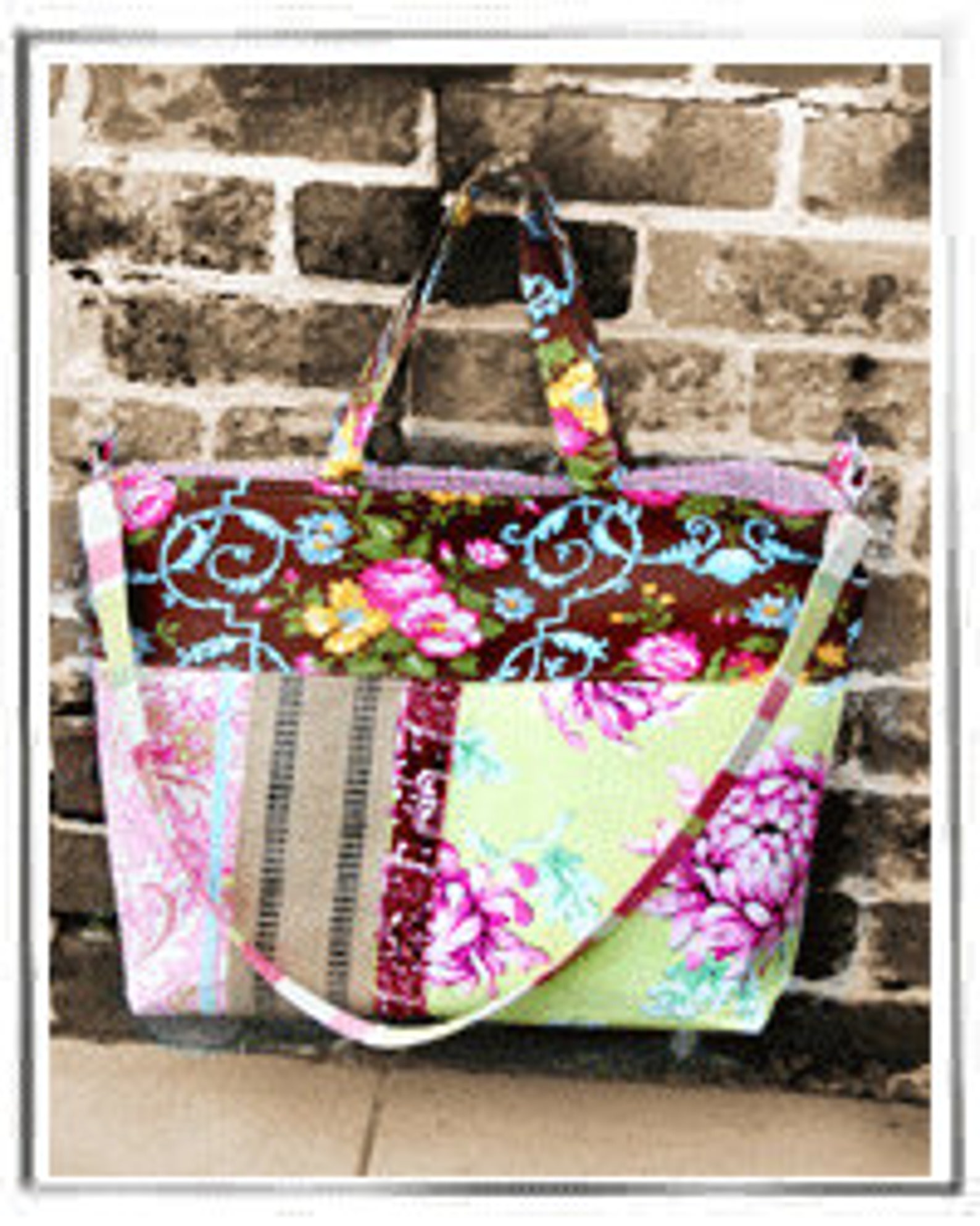 XL Tote Purse Pattern Tennis Bag Pattern Diaper Bag Pattern Etsy