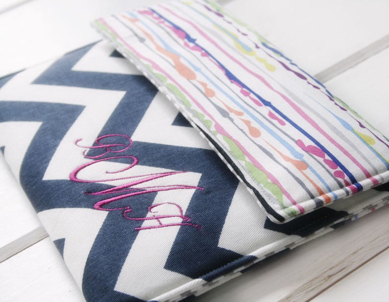 Monogrammed kindle paperwhite case chevron kindle case Etsy