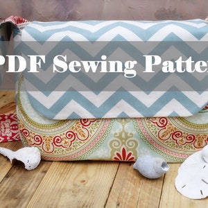 Messenger Bag Sewing Pattern for Diaper Bag | PDF Ebook for Large Cross Body Overnight Bag | Digital Download Sewing Tutorial DIY
