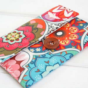 Funky Boho Kindle Paperwhite Case, Medallion Kindle Oasis Sleeve, Kindle Colorsoft Sleeve, Nook Glowlight Cover Gift for bookworm image 2