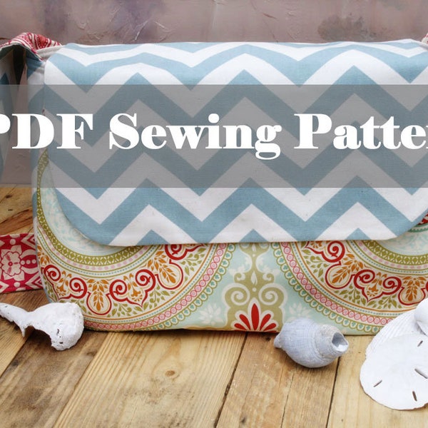 Mini Messenger Bag Pattern,Purse Pattern PDF Sewing Pattern Ebook Sewing Tutorial INSTANT DOWNLOAD
