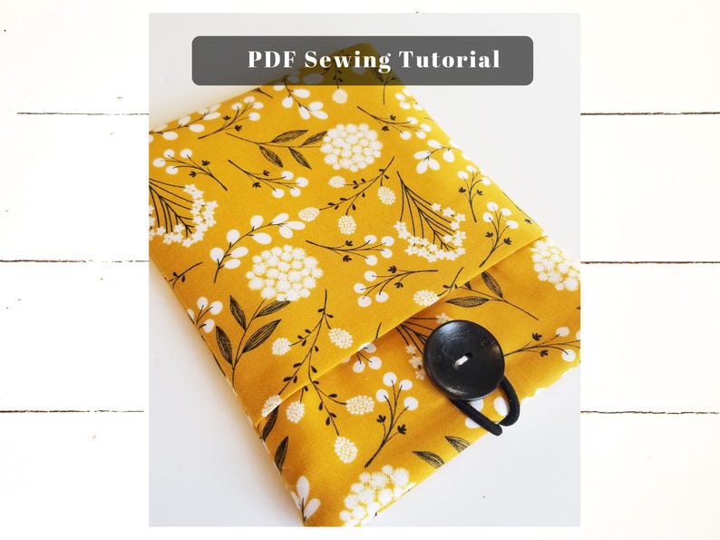 Kindle Paperwhite Case Sewing Pattern Tutorial How to Make kindle Cover tutorial DIY Pocket kindle sleeve PDF kindle travel Sleeve Ebook