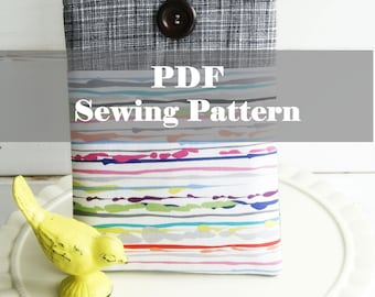 iPad MINI Sleeve with Pocket Tutorial, iPad Mini Case Pattern, iPad MINI Cover PDF Sewing Pattern Ebook Sewing Tutorial, Email Delivery