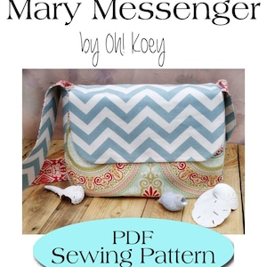 Messenger Bag Pattern, Diaper Bag Pattern PDF Sewing Pattern Ebook Sewing Tutorial DIGITAL DOWNLOAD image 2