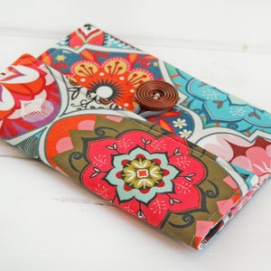Funky Boho Kindle Paperwhite Case, Medallion Kindle Oasis Sleeve, Kindle Colorsoft Sleeve, Nook Glowlight Cover Gift for bookworm image 1