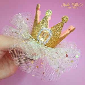 Corona de princesa, corona de cumpleaños, diadema para bebé, accesorios para el cabello dorados para niños, corona para niñas, regalo de cumpleaños, corona para bebé, regalos para ella