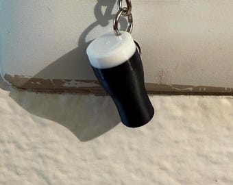 Guinness Pint Keychain
