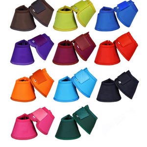 Hand Made Horse Over Reach No Turn Bell Boots Wraps Protection
