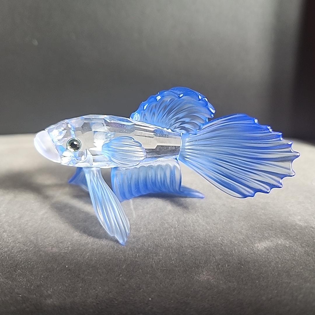 Swarovski crystal figurines fish - Etsy 日本