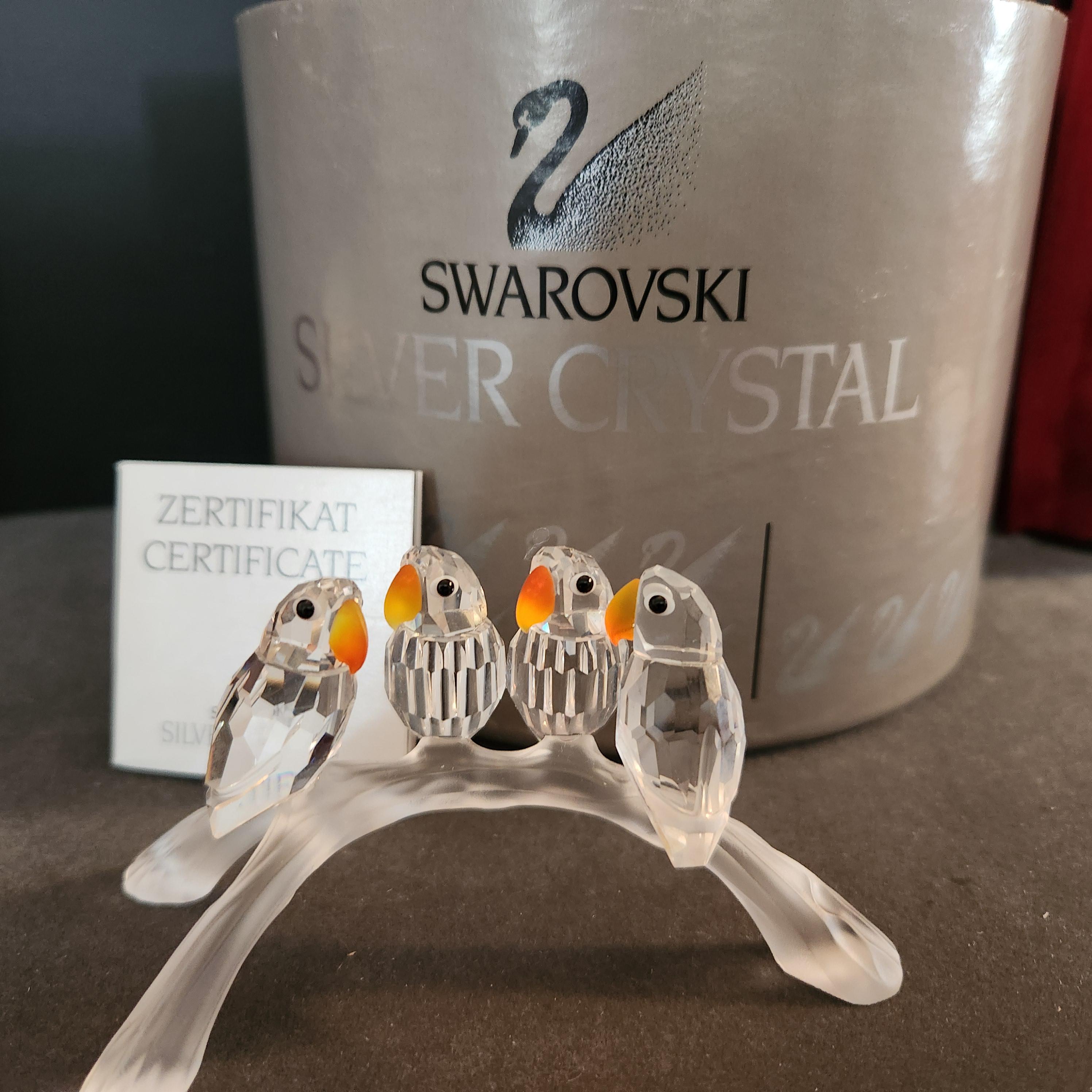 Swarovski Lovebirds - Etsy