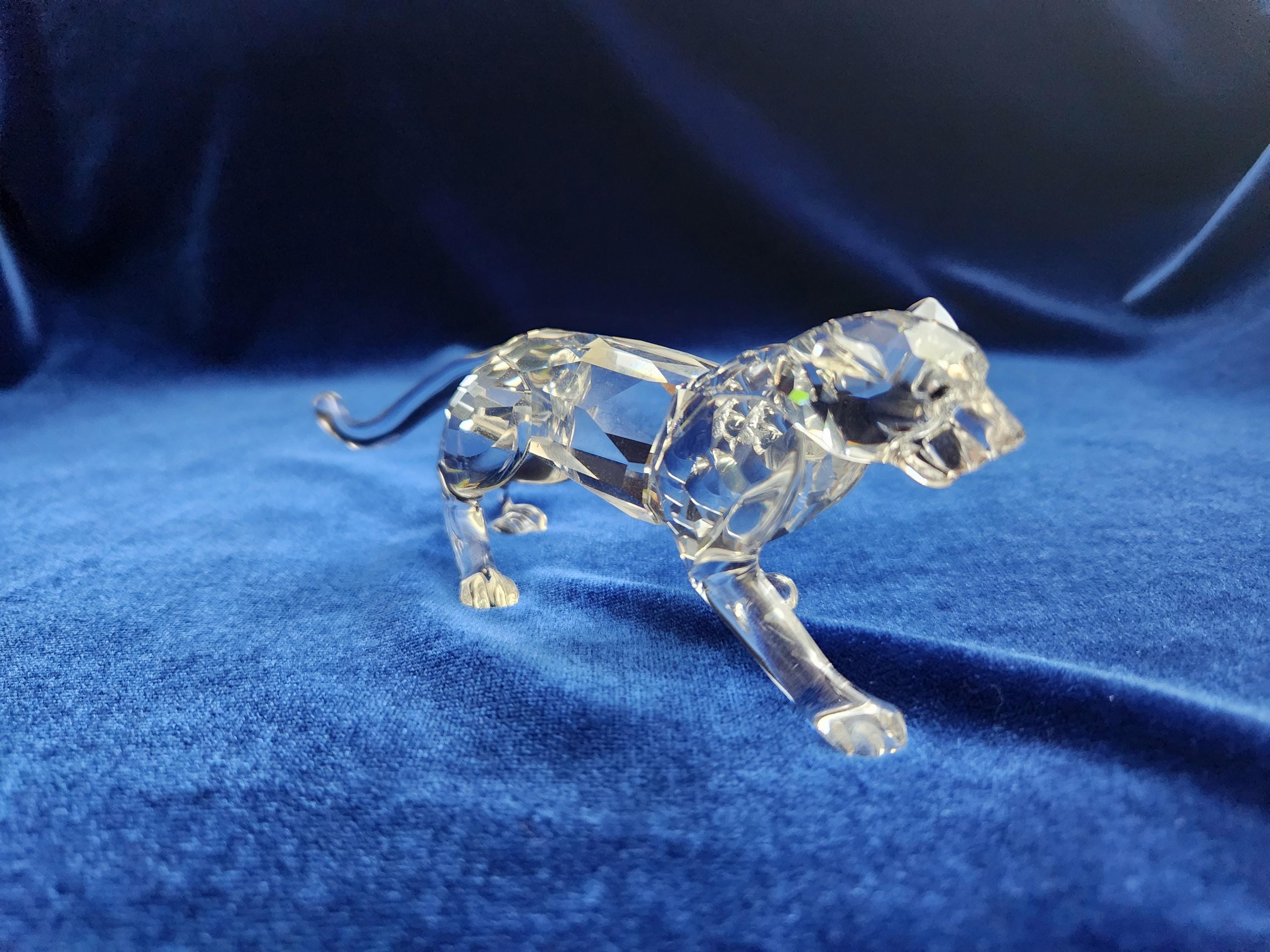 Swarovski Crystal Figurines Tiger - Etsy
