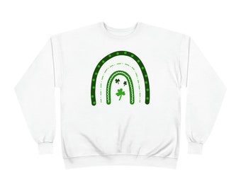 St. Patrick's Day - Lucky Rainbow - Unisex EcoSmart® Crewneck Sweatshirt