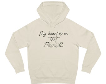 My heart is on that floor - basketball hoodie - basketball mom shirt