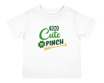 Too Cute to Pinch - St. Patrick's Day T-shirt - Infant Cotton Jersey Tee